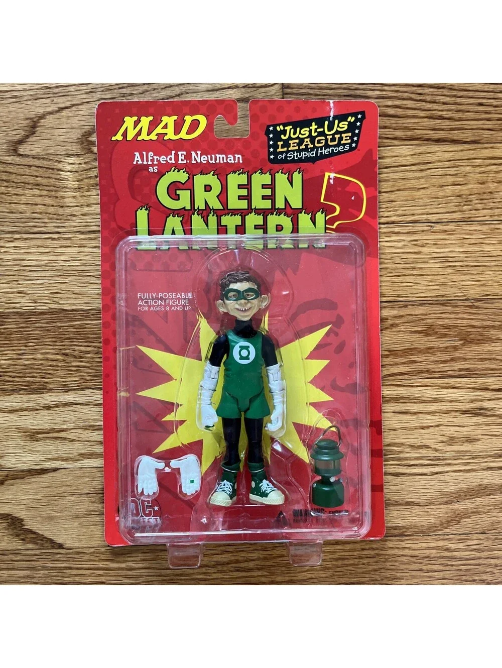 MAD Alfred E Neuman Action Figure DC Direct Green Arrow Just Us League